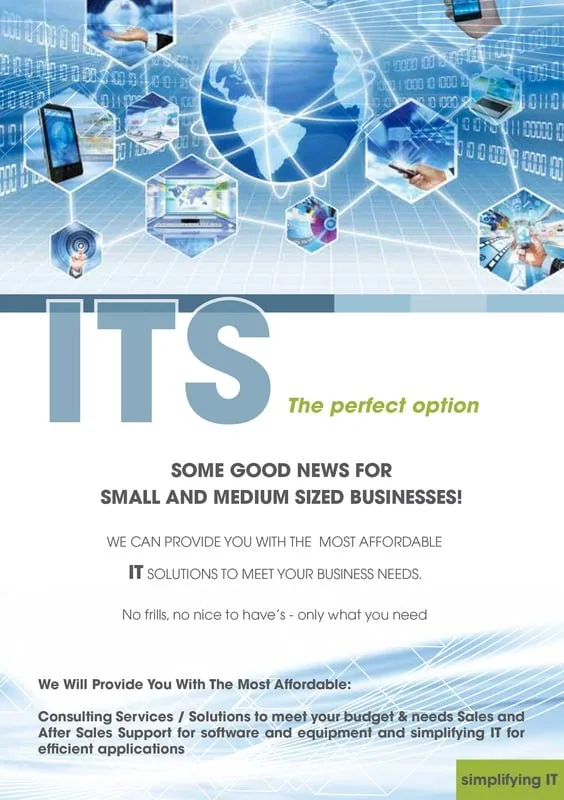 ITS — The perfect option brochure cover