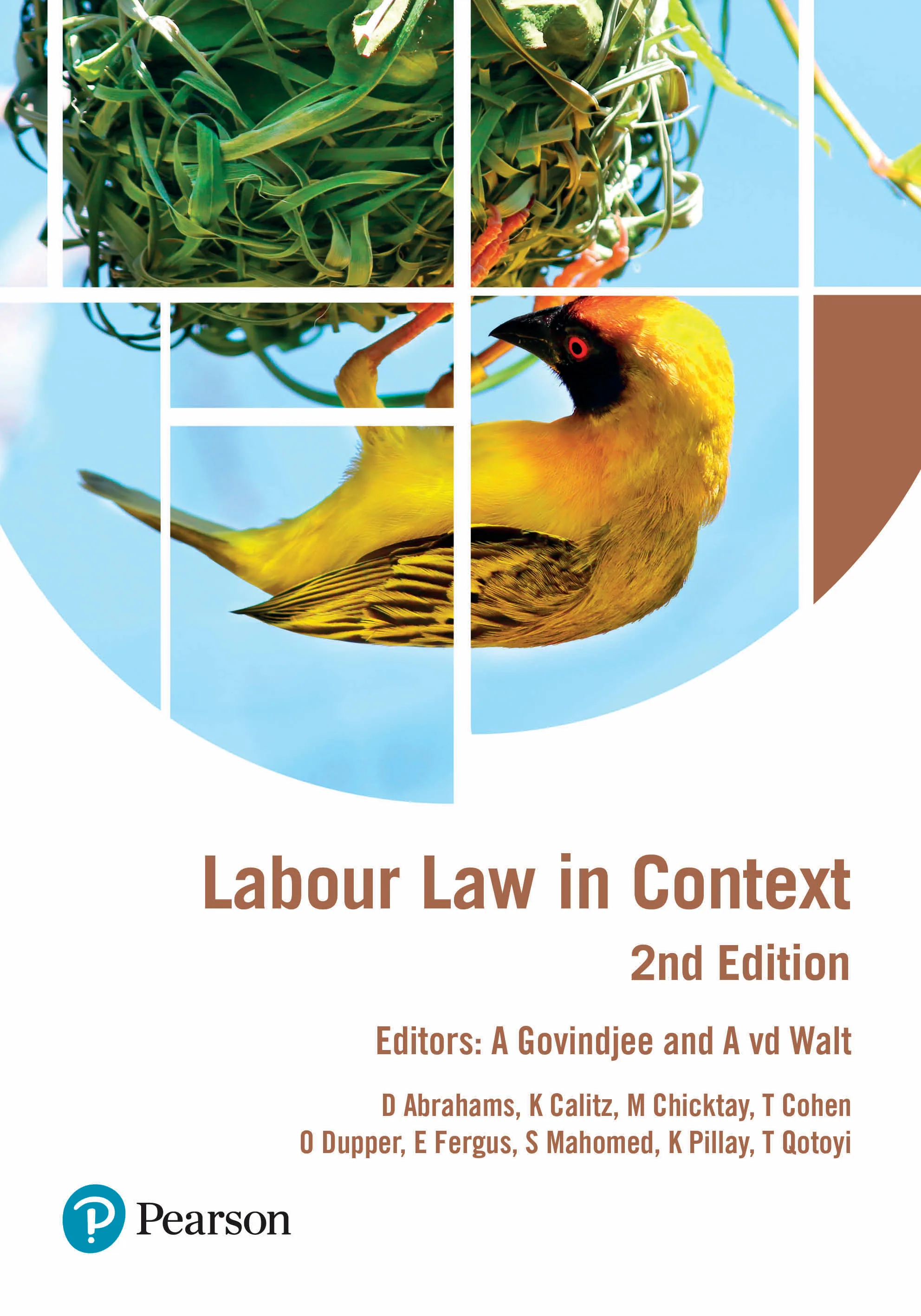 Labour Law in Context — 2nd Edition textbook cover (weaver bird)