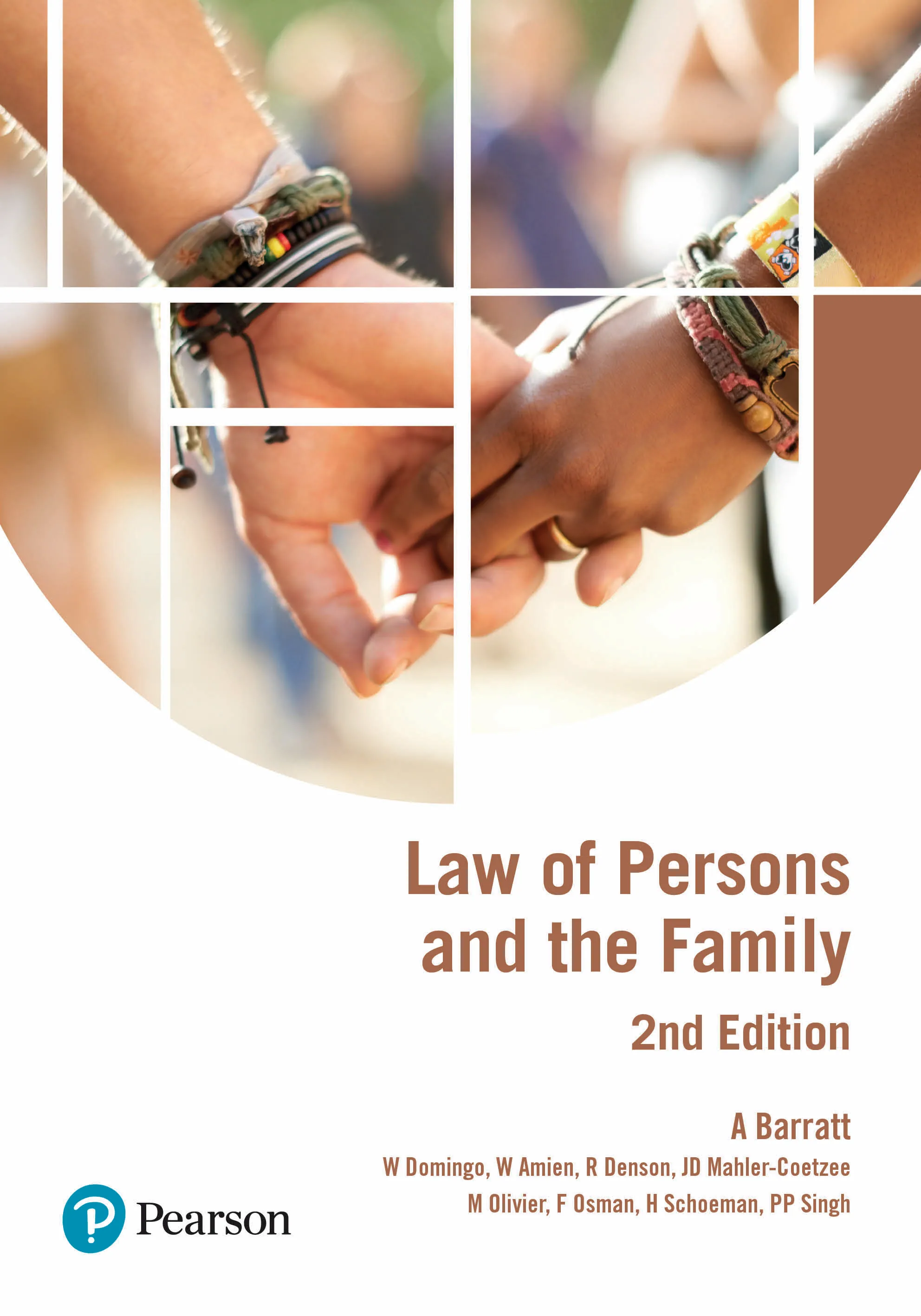 Law of Persons and the Family — 2nd Edition textbook cover (handshake imagery)