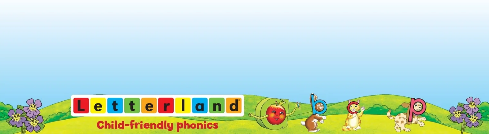 Letterland child-friendly phonics promotional banner
