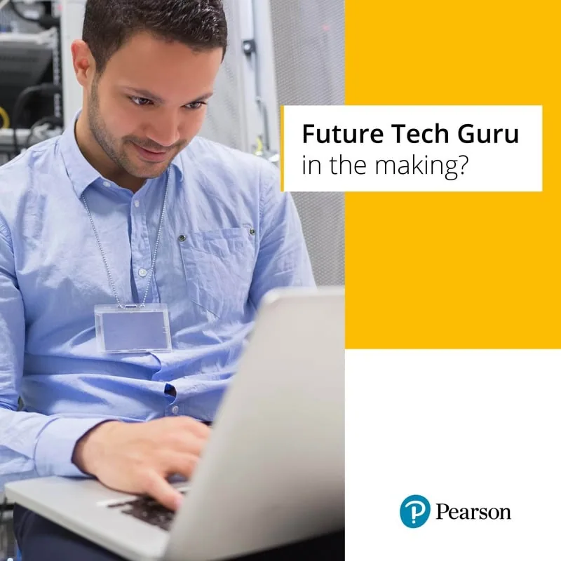 Pearson — Future Tech Guru campaign artwork