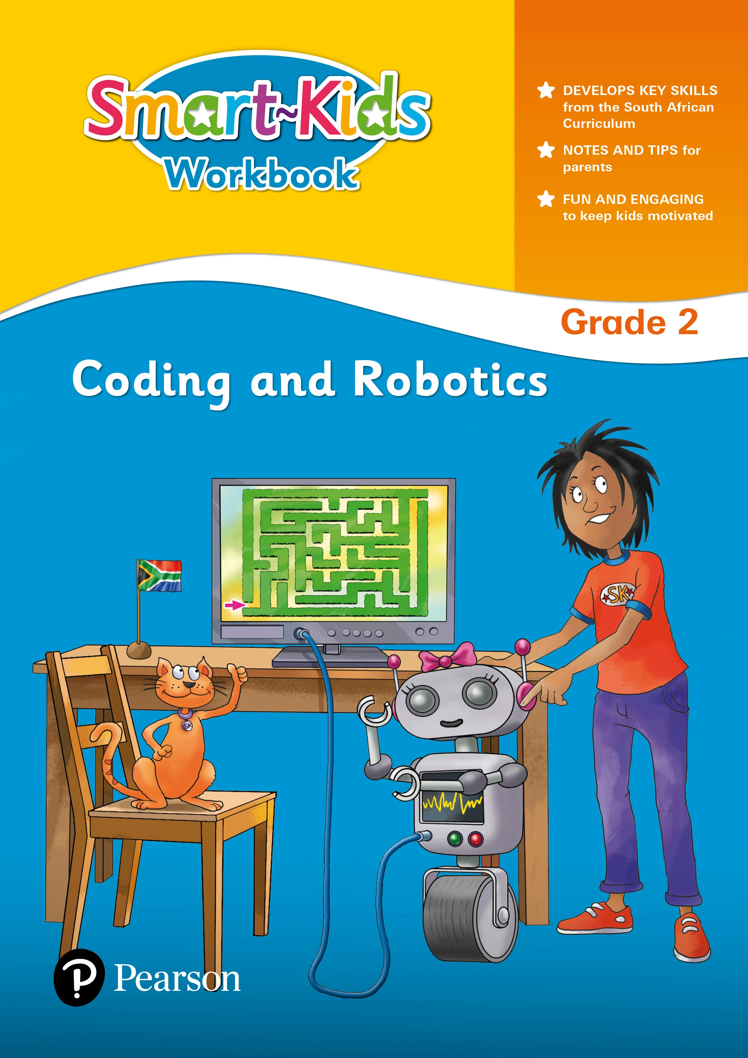 Smart-Kids Coding and Robotics Grade 2 workbook cover