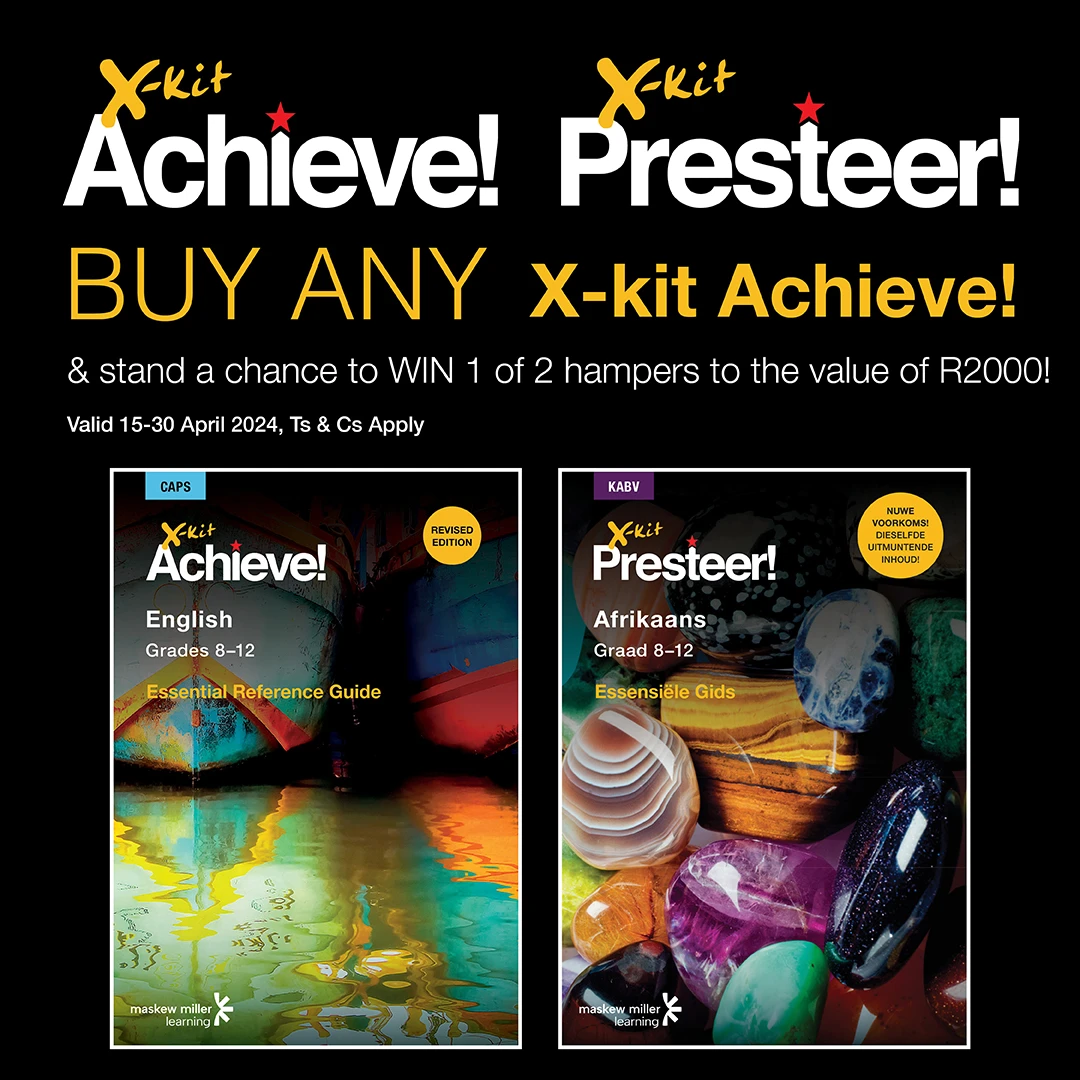 X-kit Achieve! Instagram square — Approach your studies with confidence